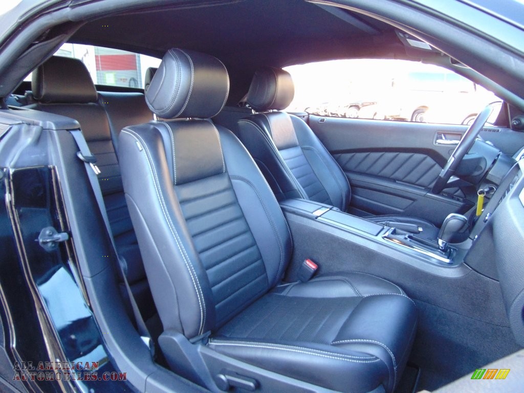 2013 Mustang V6 Premium Convertible - Black / Charcoal Black photo #19