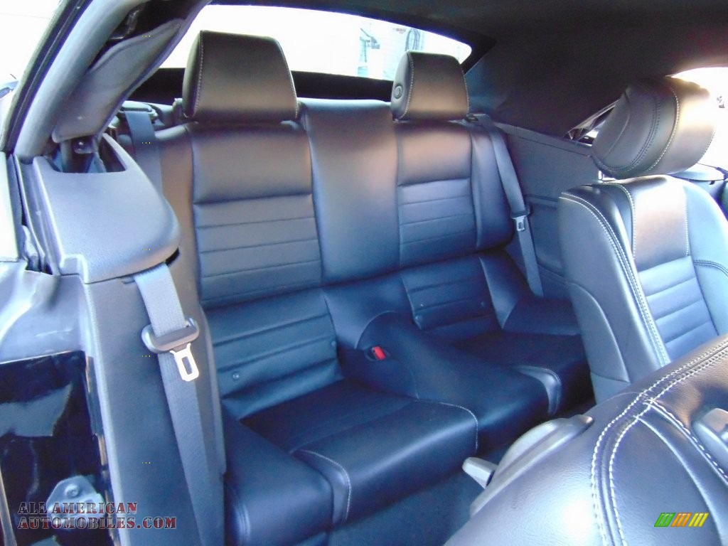 2013 Mustang V6 Premium Convertible - Black / Charcoal Black photo #20