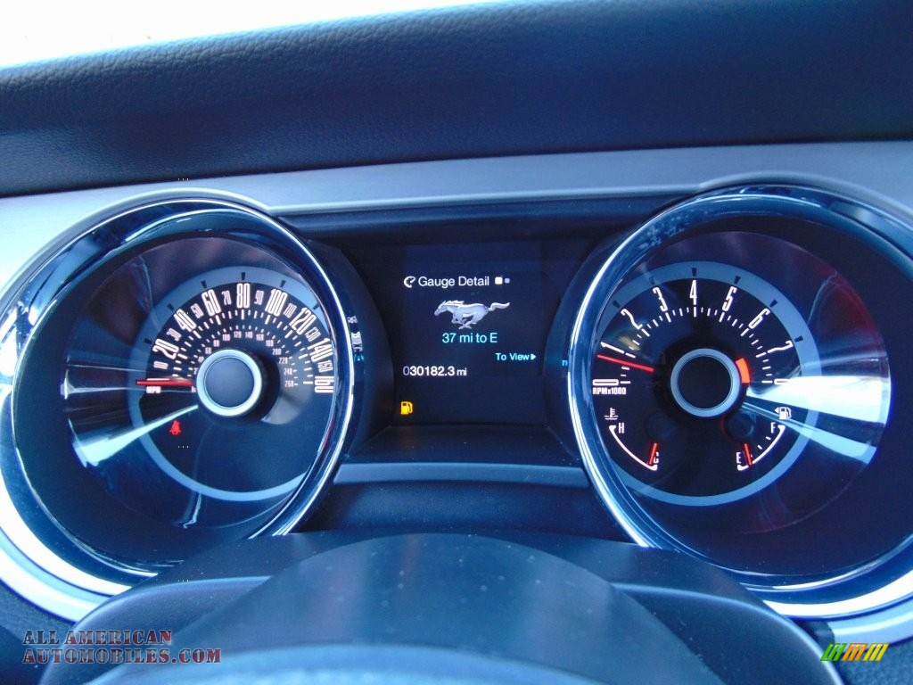 2013 Mustang V6 Premium Convertible - Black / Charcoal Black photo #26