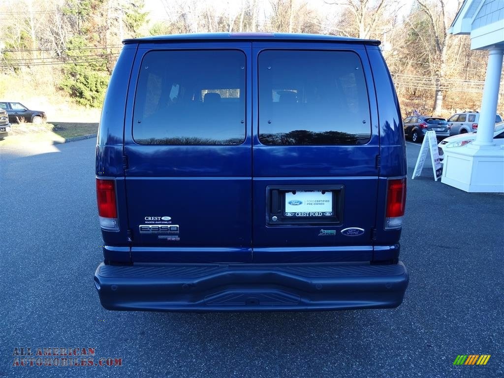 2012 E Series Van E350 XLT Passenger - Dark Blue Pearl / Medium Flint photo #6