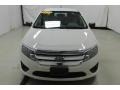 Ford Fusion S White Suede photo #2