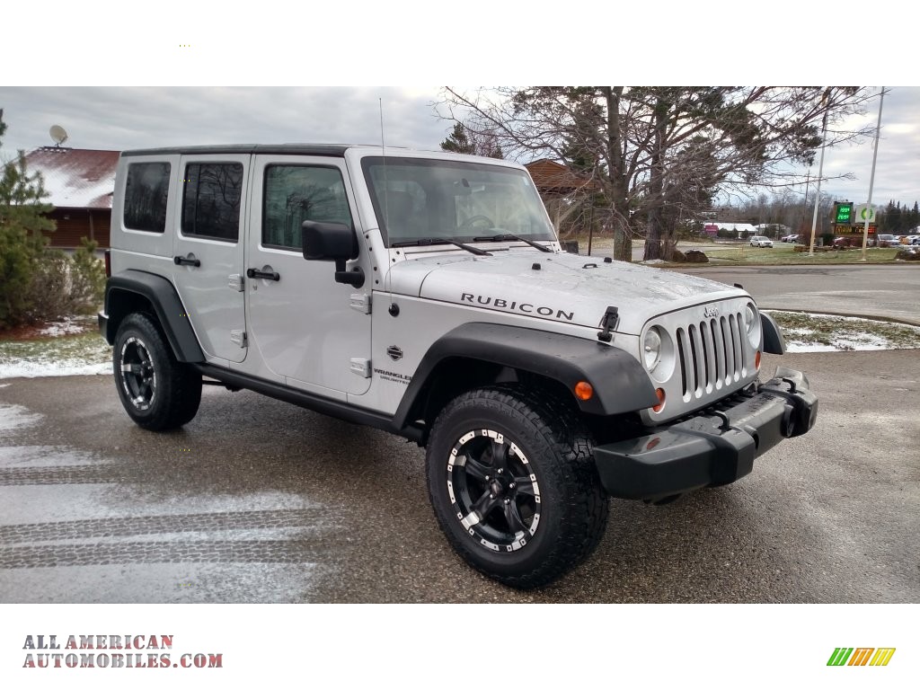 Bright Silver Metallic / Dark Slate Gray/Med Slate Gray Jeep Wrangler Unlimited Rubicon 4x4