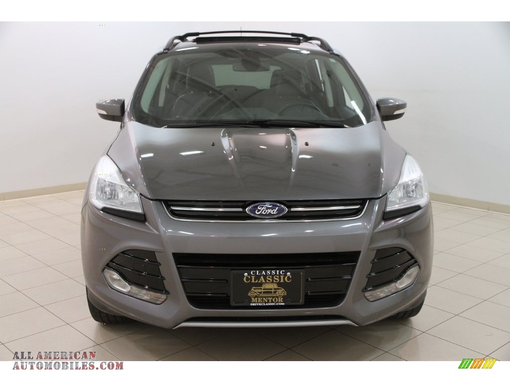 2013 Escape SEL 1.6L EcoBoost 4WD - Sterling Gray Metallic / Charcoal Black photo #2