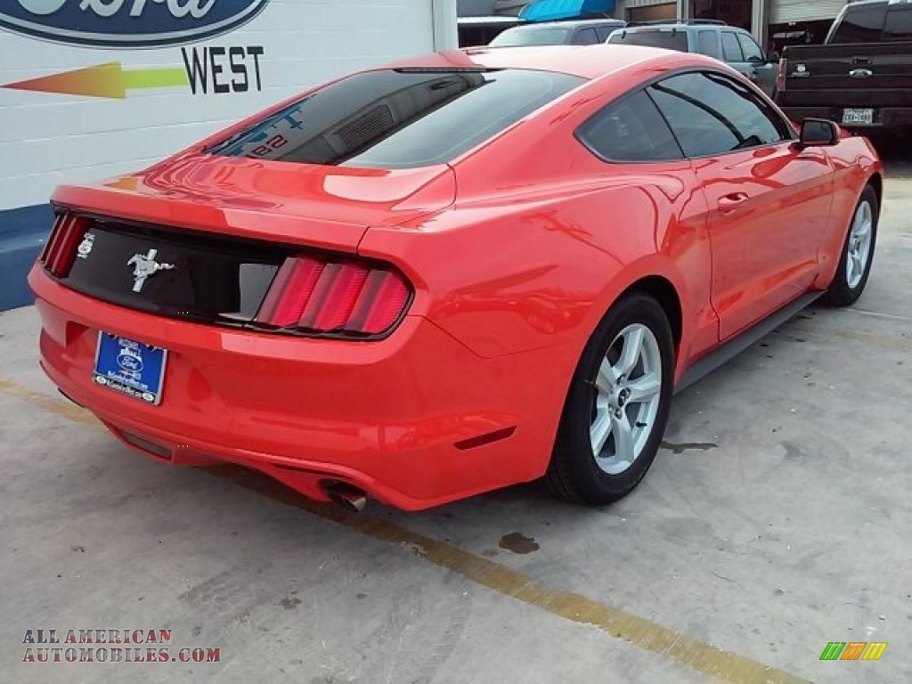 2016 Mustang V6 Coupe - Competition Orange / Ebony photo #12