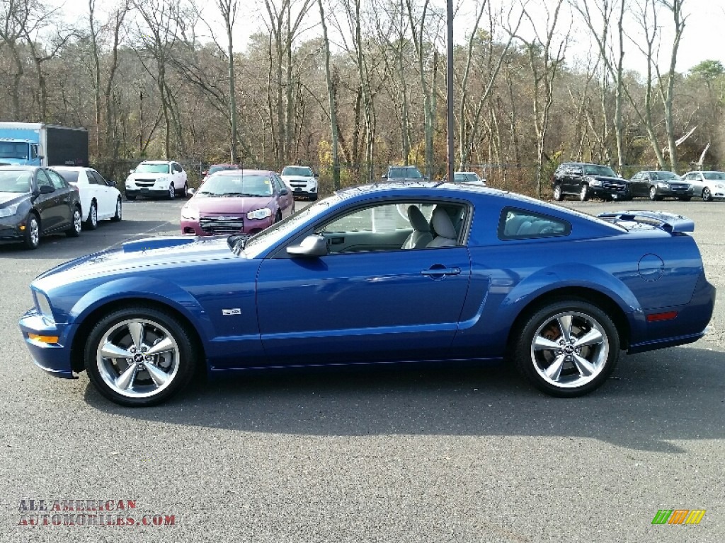 2006 Mustang V6 Premium Coupe - Vista Blue Metallic / Light Graphite photo #10
