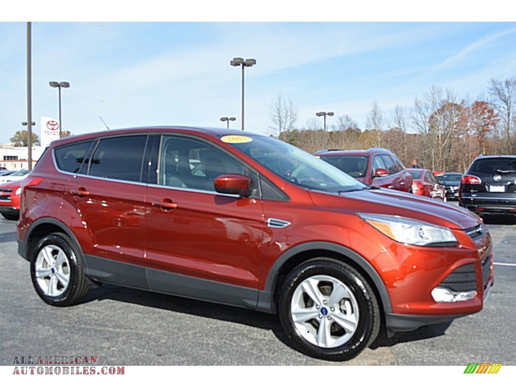 2015 Ford Escape Se In Sunset Metallic C55429 All American Automobiles Buy American Cars