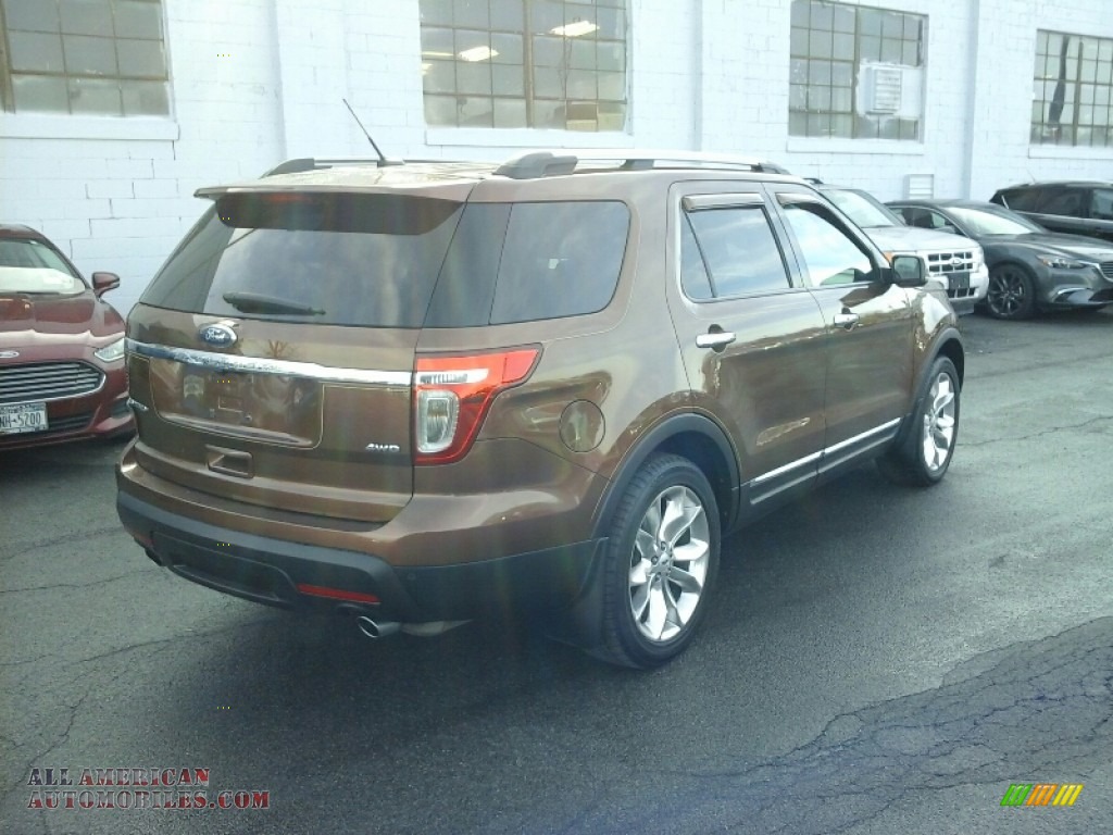 2012 Explorer Limited 4WD - Cinnamon Metallic / Medium Light Stone photo #3