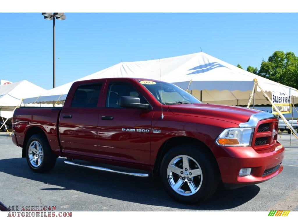 2012 Dodge Ram 1500 Express Crew Cab In Deep Molten Red Pearl 286125