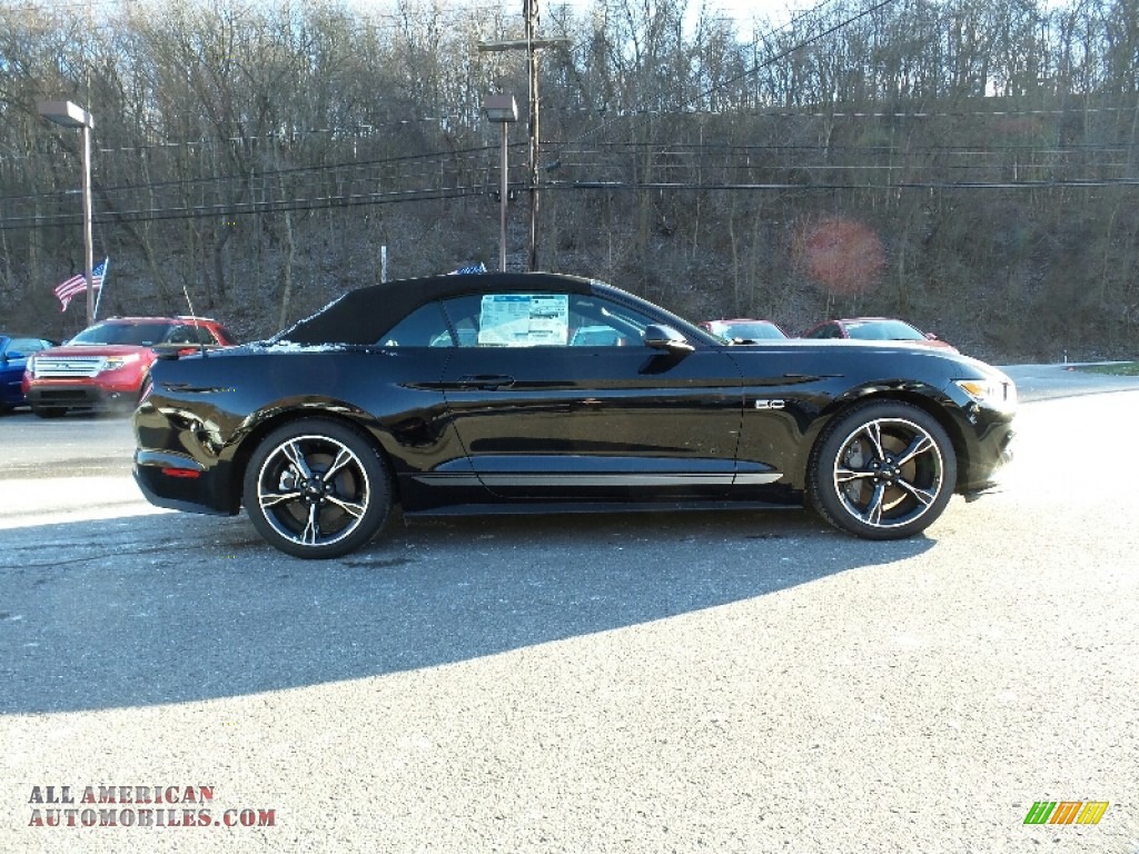 2016 Mustang GT/CS California Special Convertible - Shadow Black / California Special Ebony Black/Miko Suede photo #3