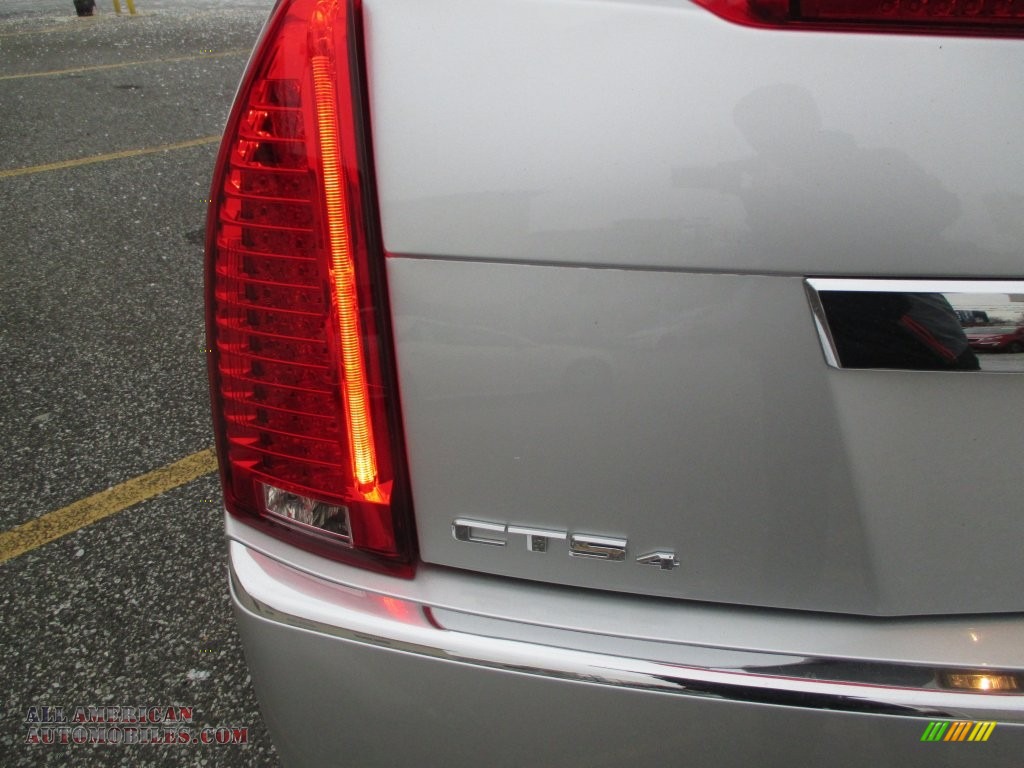 2012 CTS 4 3.0 AWD Sedan - Radiant Silver Metallic / Light Titanium/Ebony photo #45