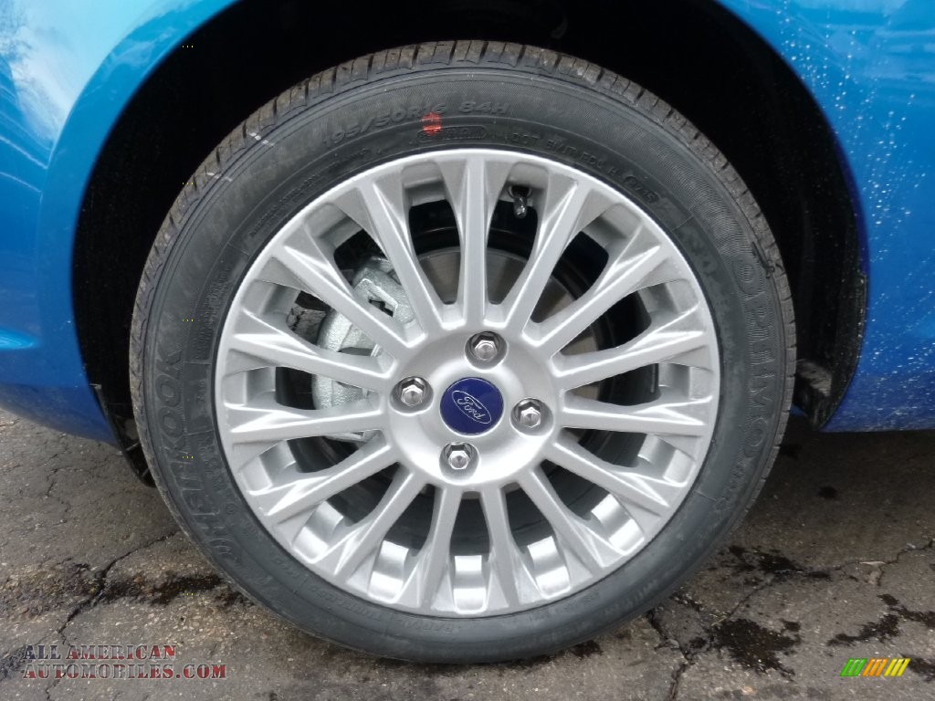 2016 Fiesta Titanium Hatchback - Blue Candy Metallic / Charcoal Black photo #5