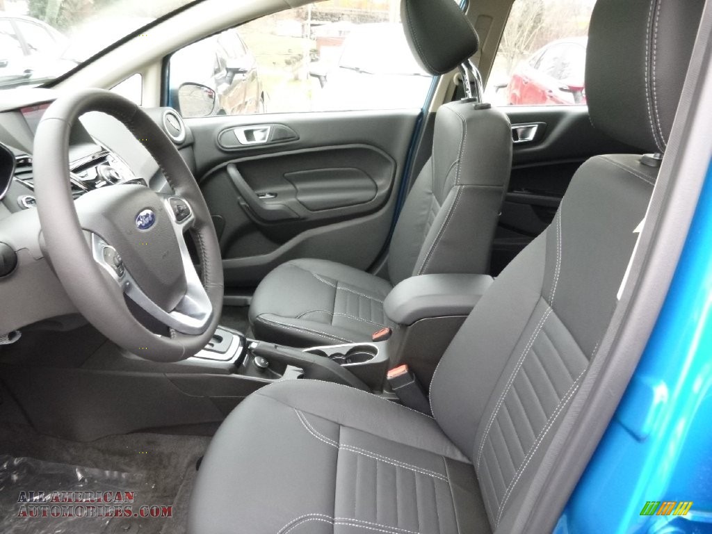 2016 Fiesta Titanium Hatchback - Blue Candy Metallic / Charcoal Black photo #6