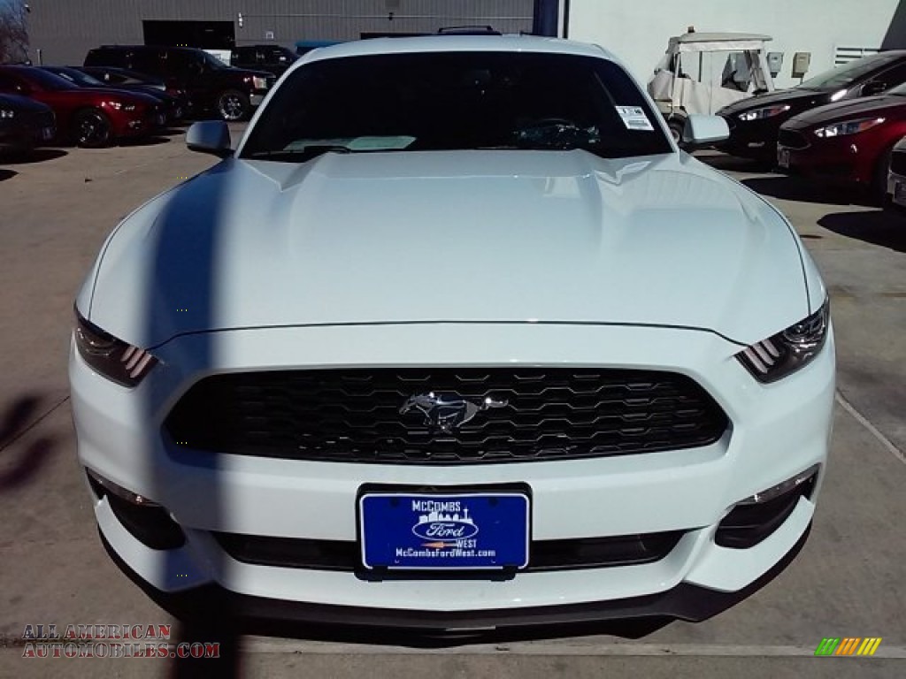 2016 Mustang V6 Coupe - Oxford White / Ebony photo #6