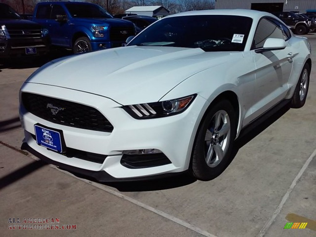 2016 Mustang V6 Coupe - Oxford White / Ebony photo #7