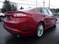 Ford Fusion SE Ruby Red Metallic photo #6