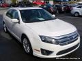 Ford Fusion SEL White Suede photo #7