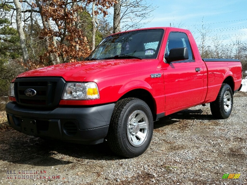Torch Red / Medium Dark Flint Ford Ranger XL Regular Cab