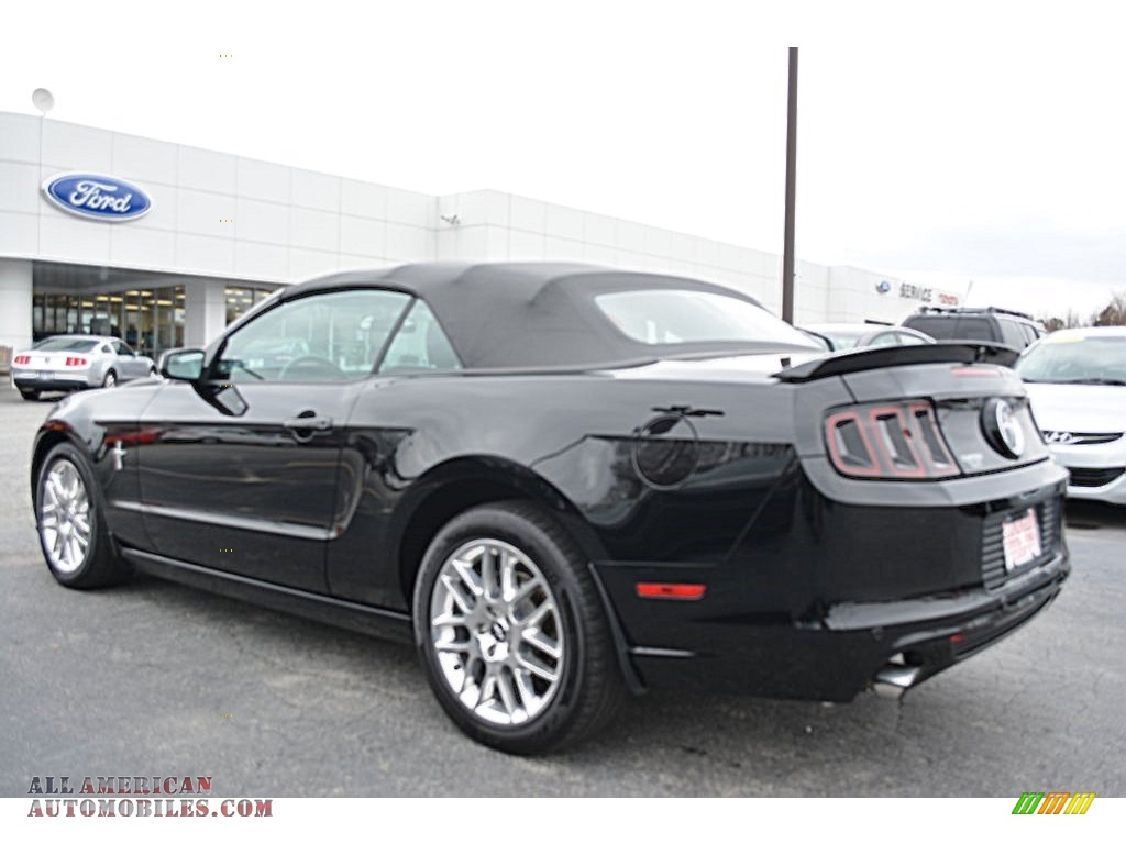 2014 Mustang V6 Premium Convertible - Black / Charcoal Black photo #29