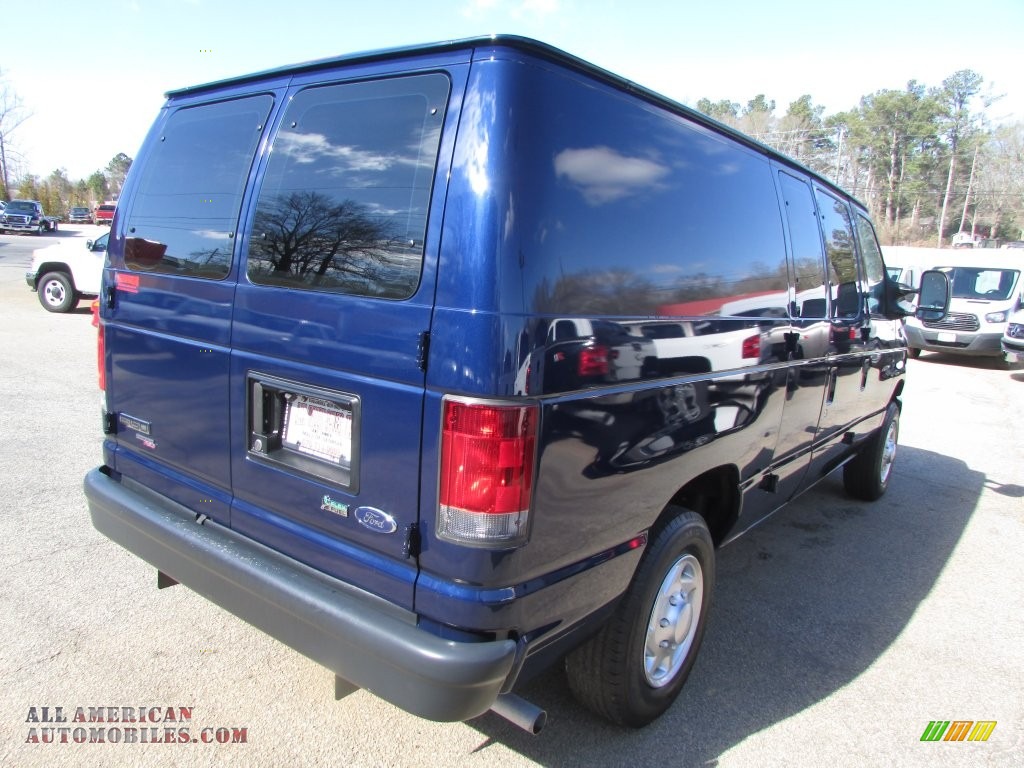 2011 E Series Van E150 Commercial - Dark Blue Pearl Metallic / Medium Flint photo #7
