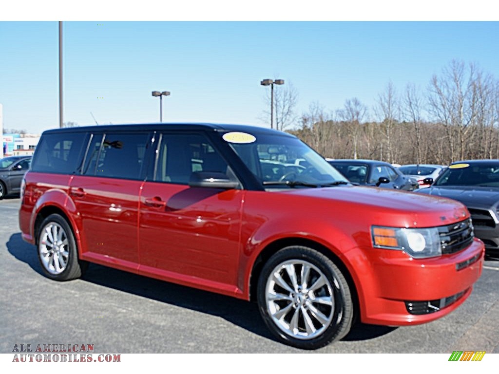 Red Candy Metallic / Charcoal Black Ford Flex Limited