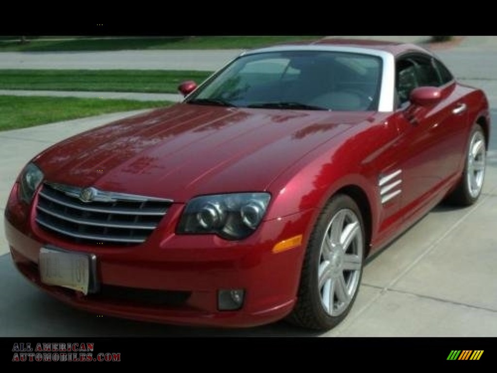 Blaze Red Crystal Pearl / Dark Slate Gray/Cedar Chrysler Crossfire Limited Coupe