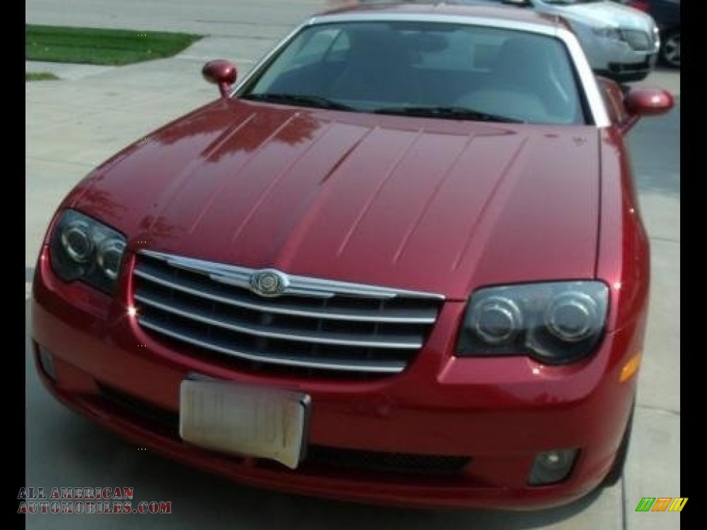 2004 Crossfire Limited Coupe - Blaze Red Crystal Pearl / Dark Slate Gray/Cedar photo #2