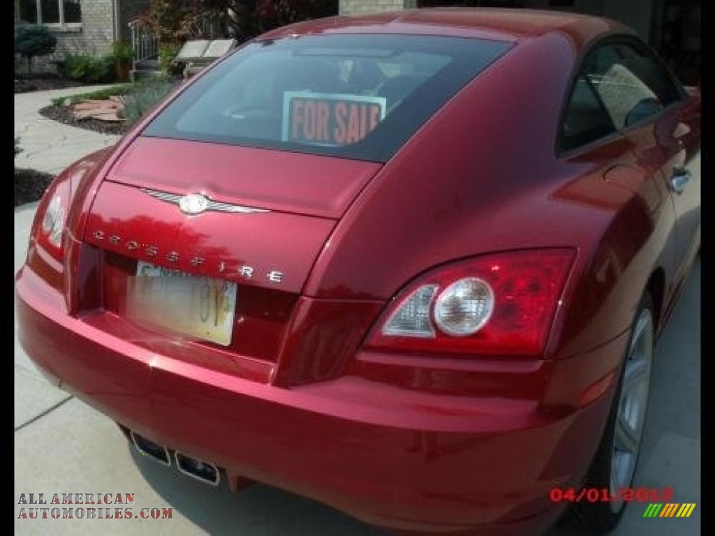 2004 Crossfire Limited Coupe - Blaze Red Crystal Pearl / Dark Slate Gray/Cedar photo #9
