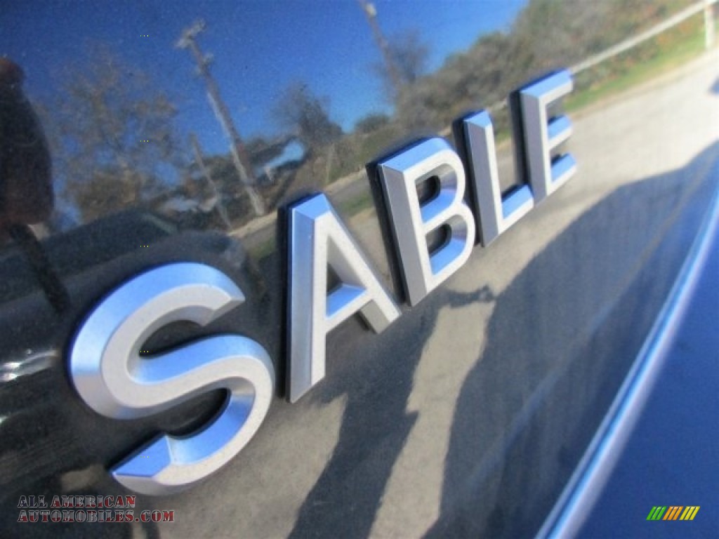 2009 Sable Sedan - Tuxedo Black Metallic / Medium Light Stone photo #6