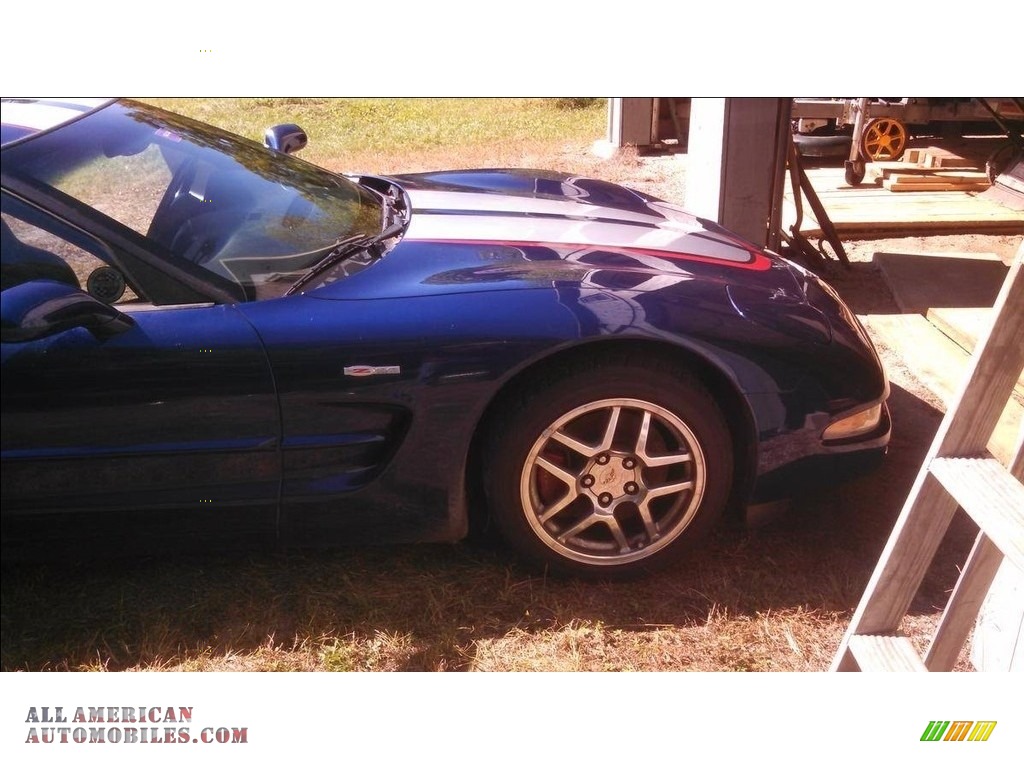 2004 Corvette Z06 - LeMans Blue Metallic / Black photo #8