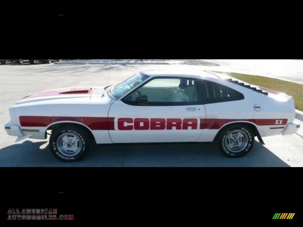 1978 Mustang II Cobra - Polar White / White/Black photo #1