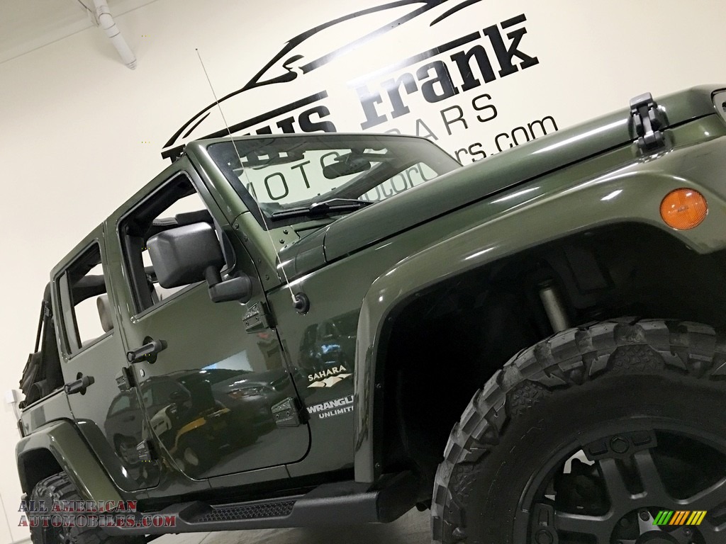 2008 Wrangler Unlimited Sahara 4x4 - Jeep Green Metallic / Dark Khaki/Medium Khaki photo #20