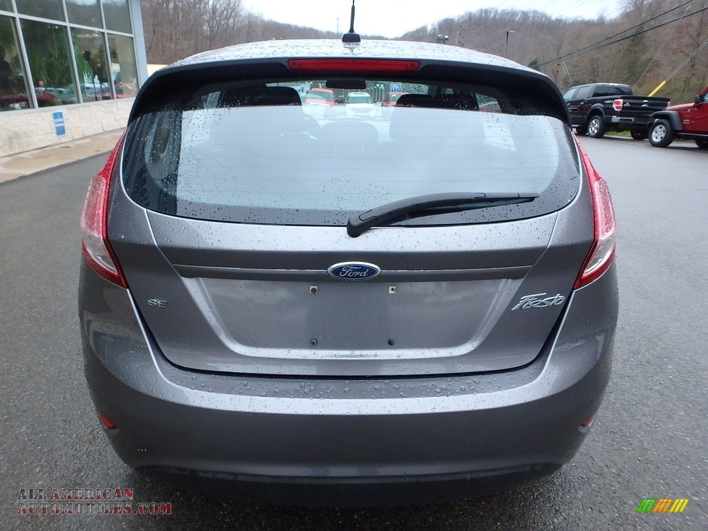 2014 Fiesta SE Hatchback - Storm Gray / Charcoal Black photo #6