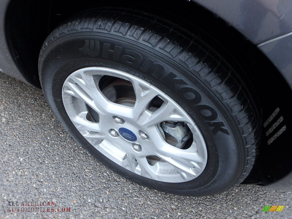 2014 Fiesta SE Sedan - Storm Gray / Charcoal Black photo #4