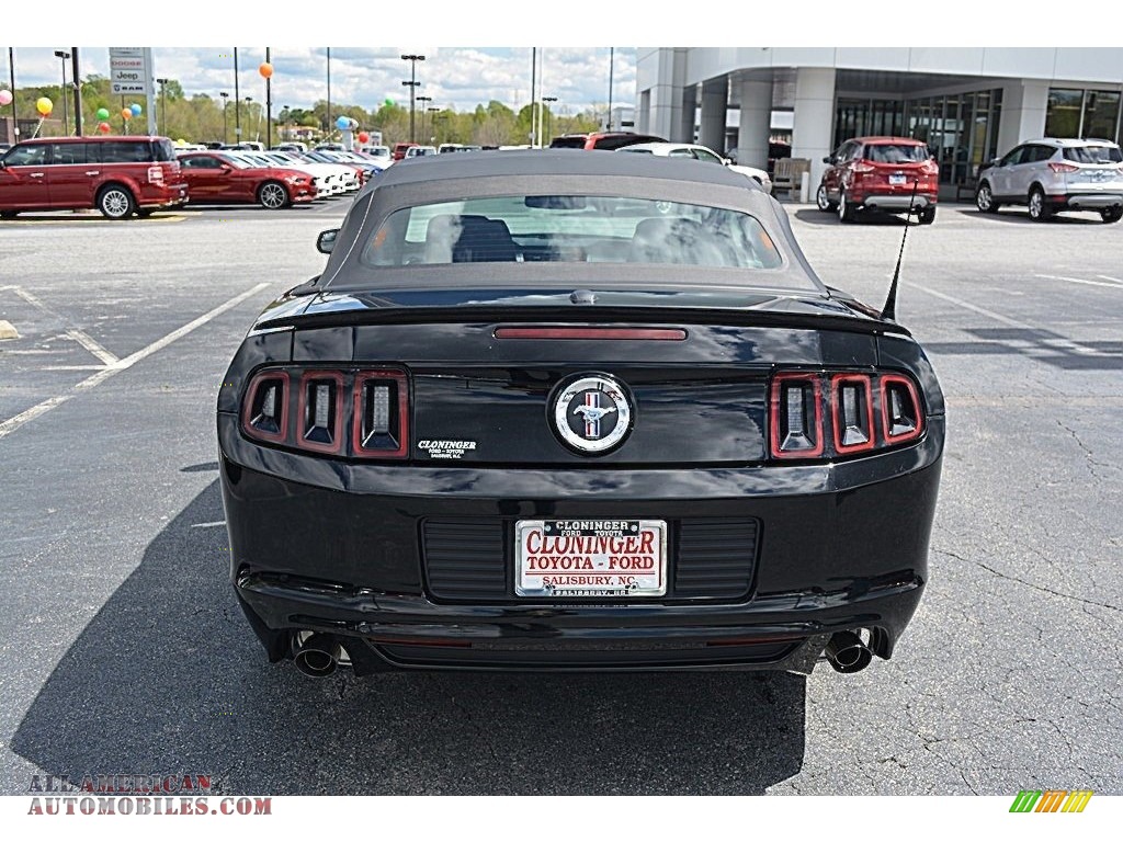 2014 Mustang V6 Premium Convertible - Black / Charcoal Black photo #4