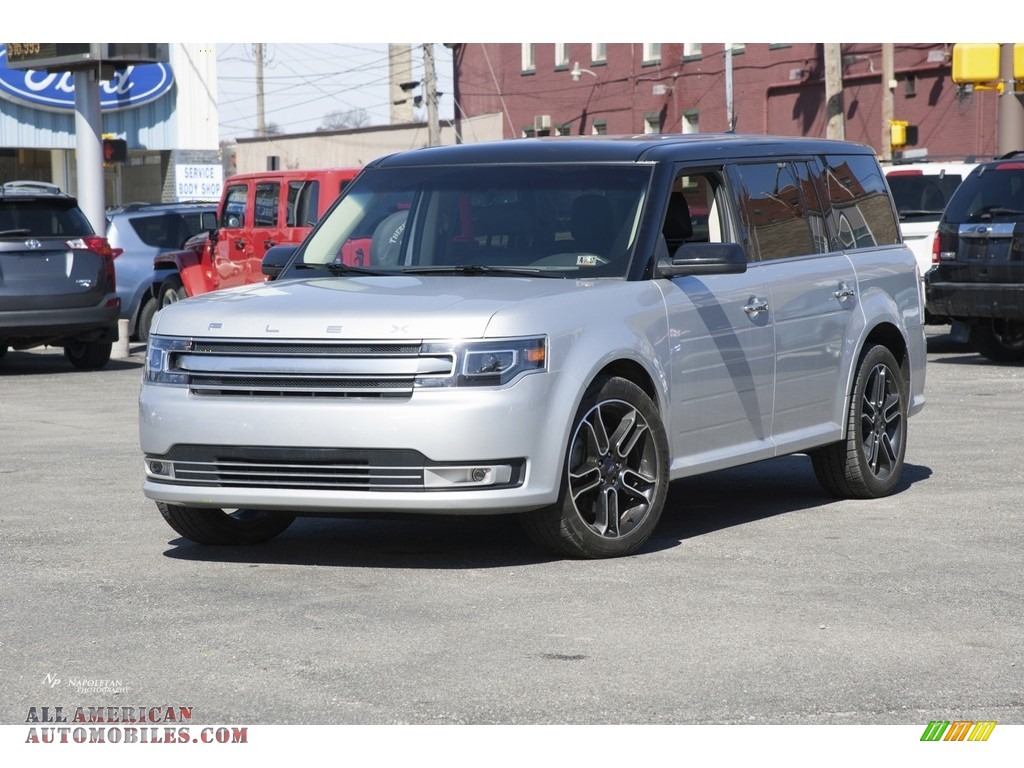 Ingot Silver / Charcoal Black Ford Flex Limited EcoBoost AWD