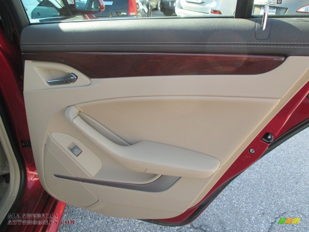 2012 CTS 4 3.0 AWD Sedan - Crystal Red Tintcoat / Cashmere/Cocoa photo #23