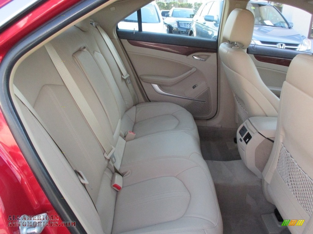 2012 CTS 4 3.0 AWD Sedan - Crystal Red Tintcoat / Cashmere/Cocoa photo #25