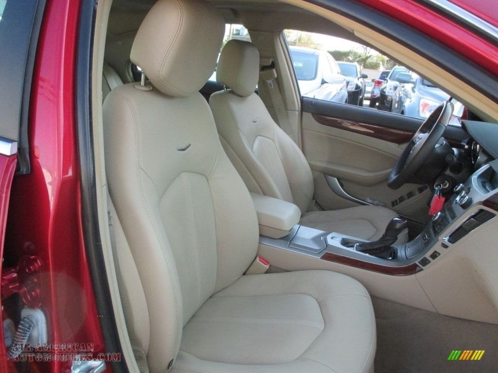 2012 CTS 4 3.0 AWD Sedan - Crystal Red Tintcoat / Cashmere/Cocoa photo #26