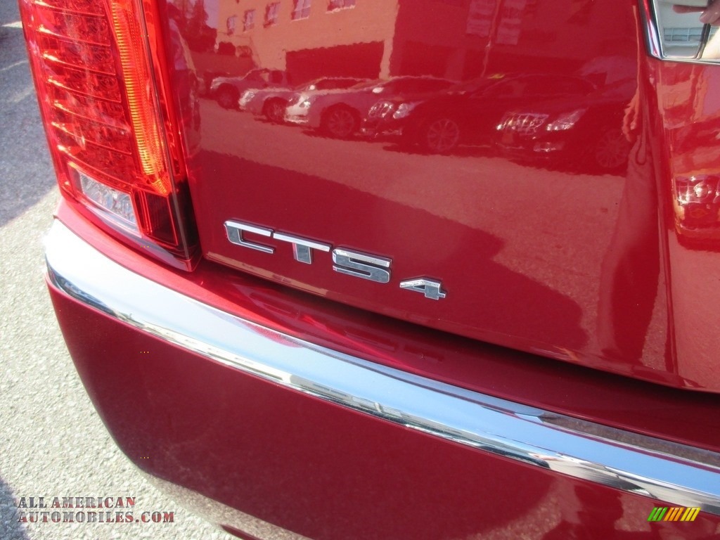 2012 CTS 4 3.0 AWD Sedan - Crystal Red Tintcoat / Cashmere/Cocoa photo #39