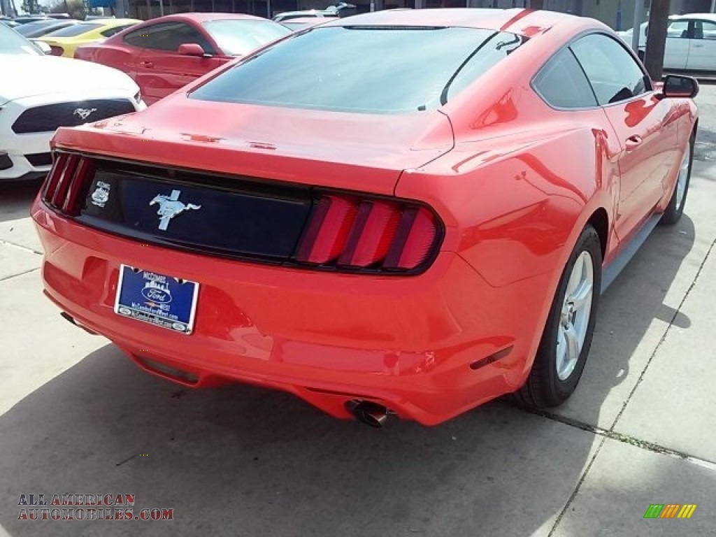 2016 Mustang V6 Coupe - Competition Orange / Ebony photo #11