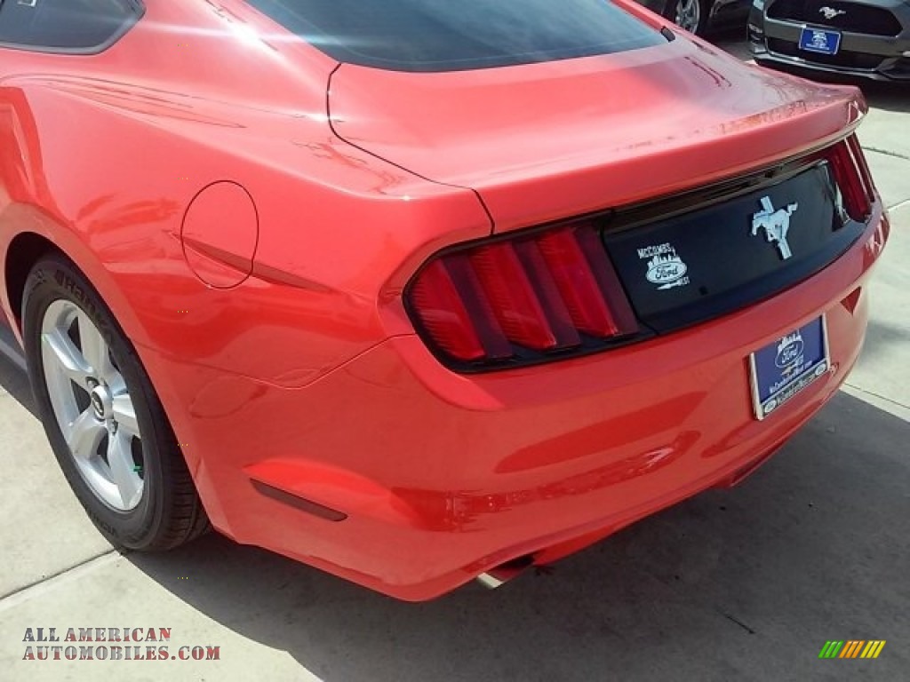2016 Mustang V6 Coupe - Competition Orange / Ebony photo #29