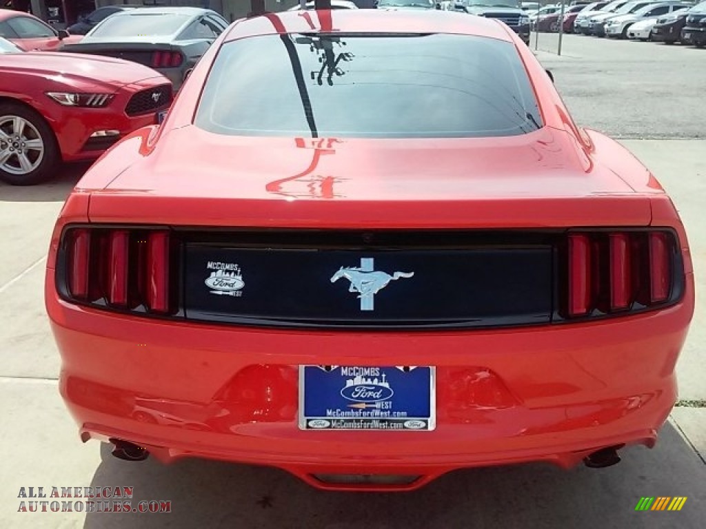 2016 Mustang V6 Coupe - Competition Orange / Ebony photo #30