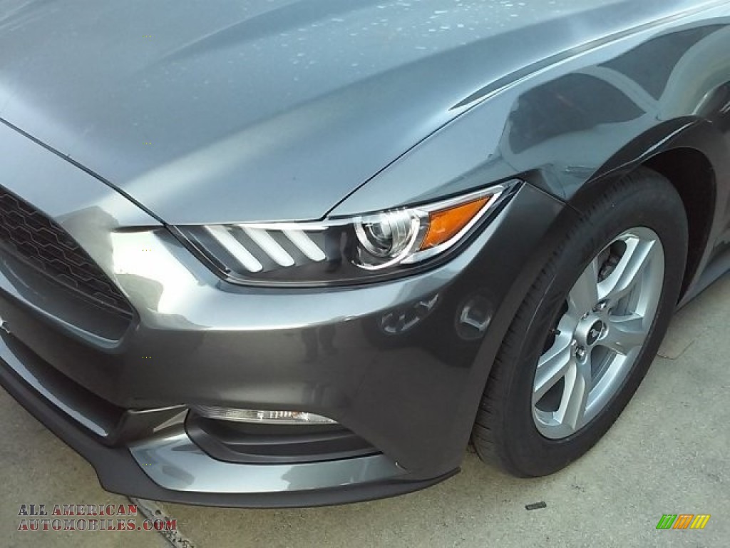 2016 Mustang V6 Coupe - Magnetic Metallic / Ebony photo #13
