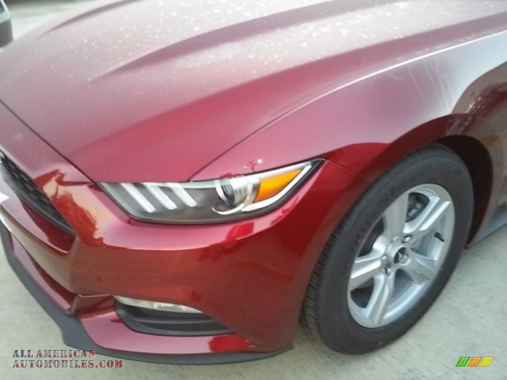 2016 Mustang V6 Coupe - Ruby Red Metallic / Ebony photo #7
