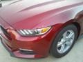 Ford Mustang V6 Coupe Ruby Red Metallic photo #7