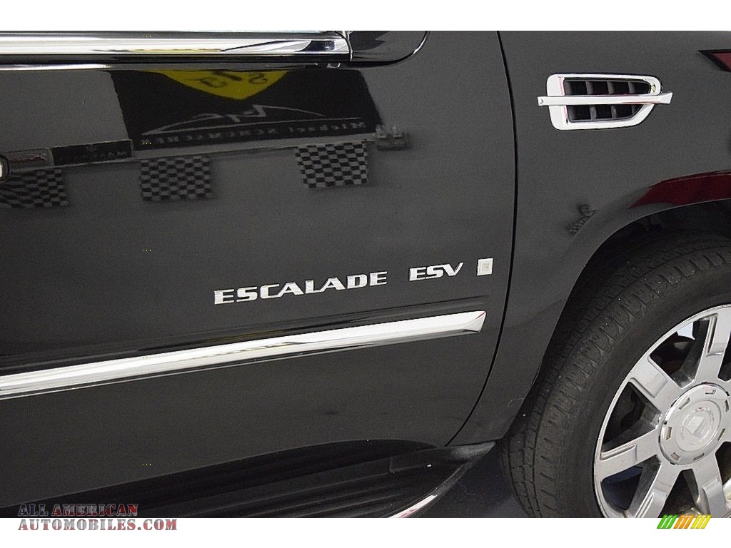 2008 Escalade ESV AWD - Black Raven / Ebony photo #8