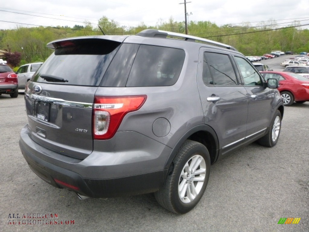 2013 Explorer XLT 4WD - Sterling Gray Metallic / Charcoal Black photo #8