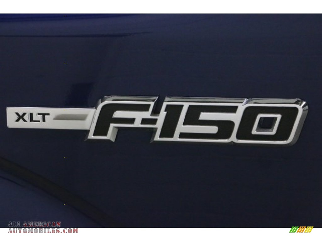 2010 F150 Lariat SuperCrew 4x4 - Dark Blue Pearl Metallic / Tan photo #28