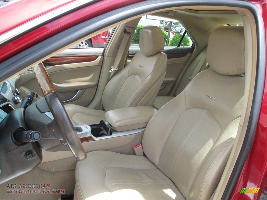 2010 CTS 4 3.6 AWD Sedan - Crystal Red Tintcoat / Cashmere/Cocoa photo #10