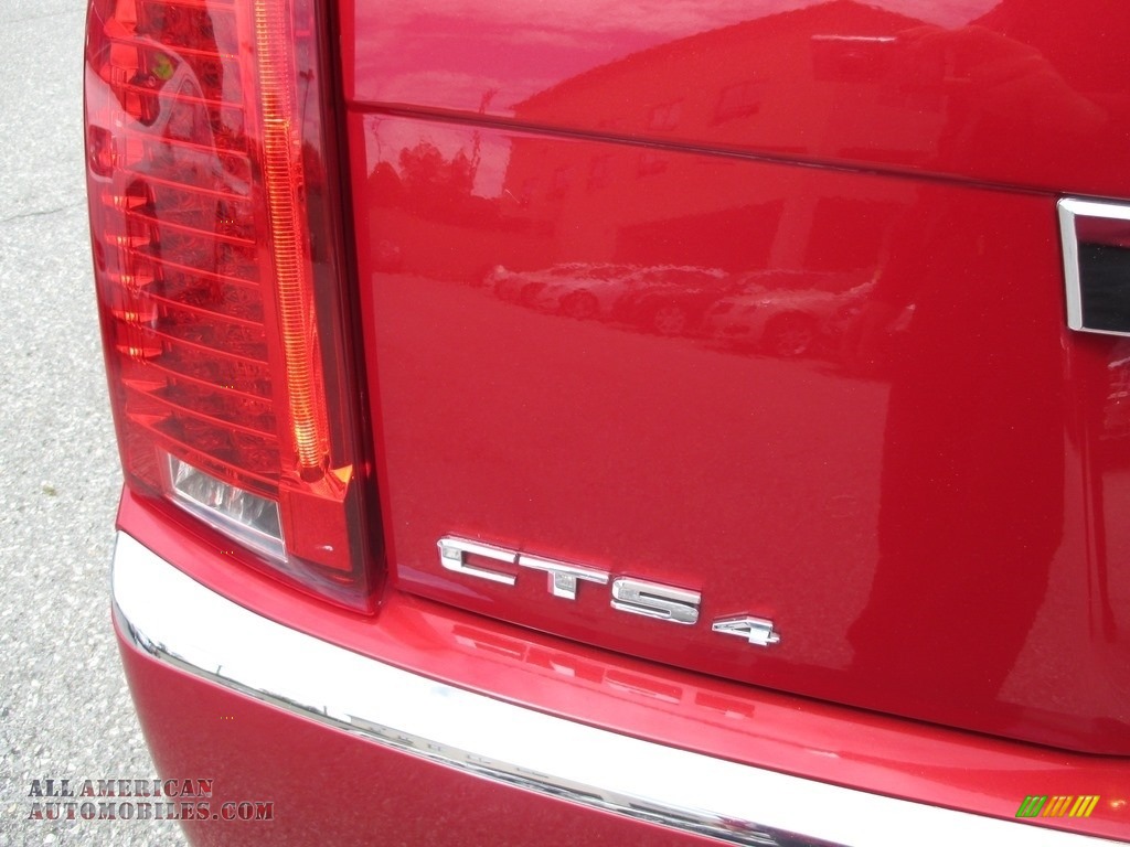 2010 CTS 4 3.6 AWD Sedan - Crystal Red Tintcoat / Cashmere/Cocoa photo #45